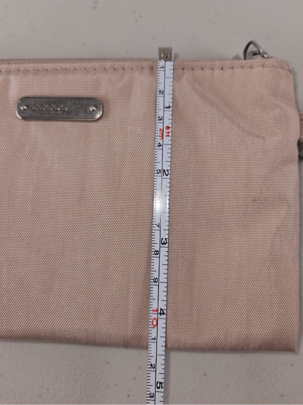 NWT Baggallini Blush Pink Wristlet Pouch Water Repellent, RFID Protected - Picture 5 of 10